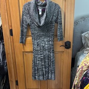 Studio One Gray Asymmetrical Dress
